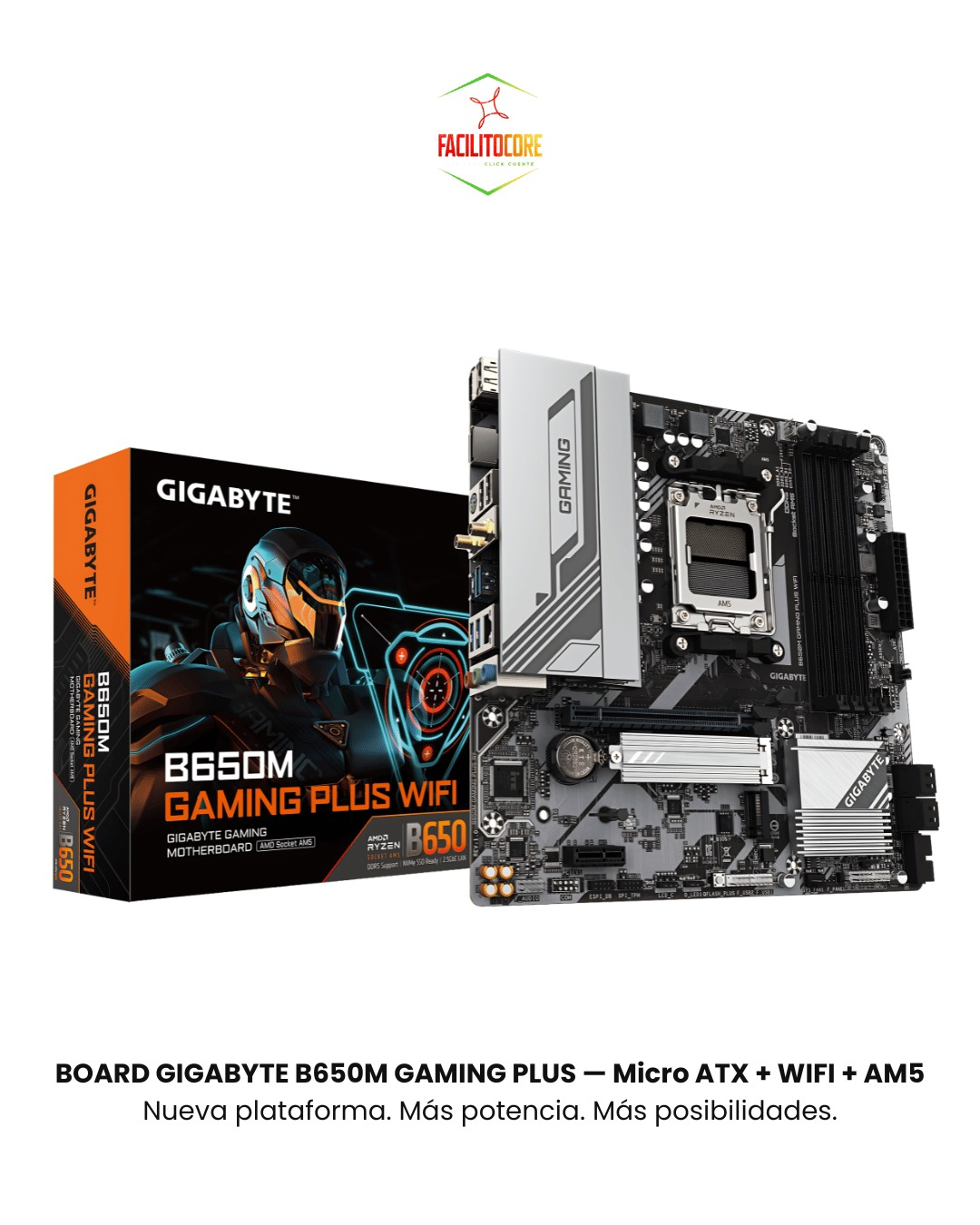 BOARD GIGABYTE B650M GAMING PLUS