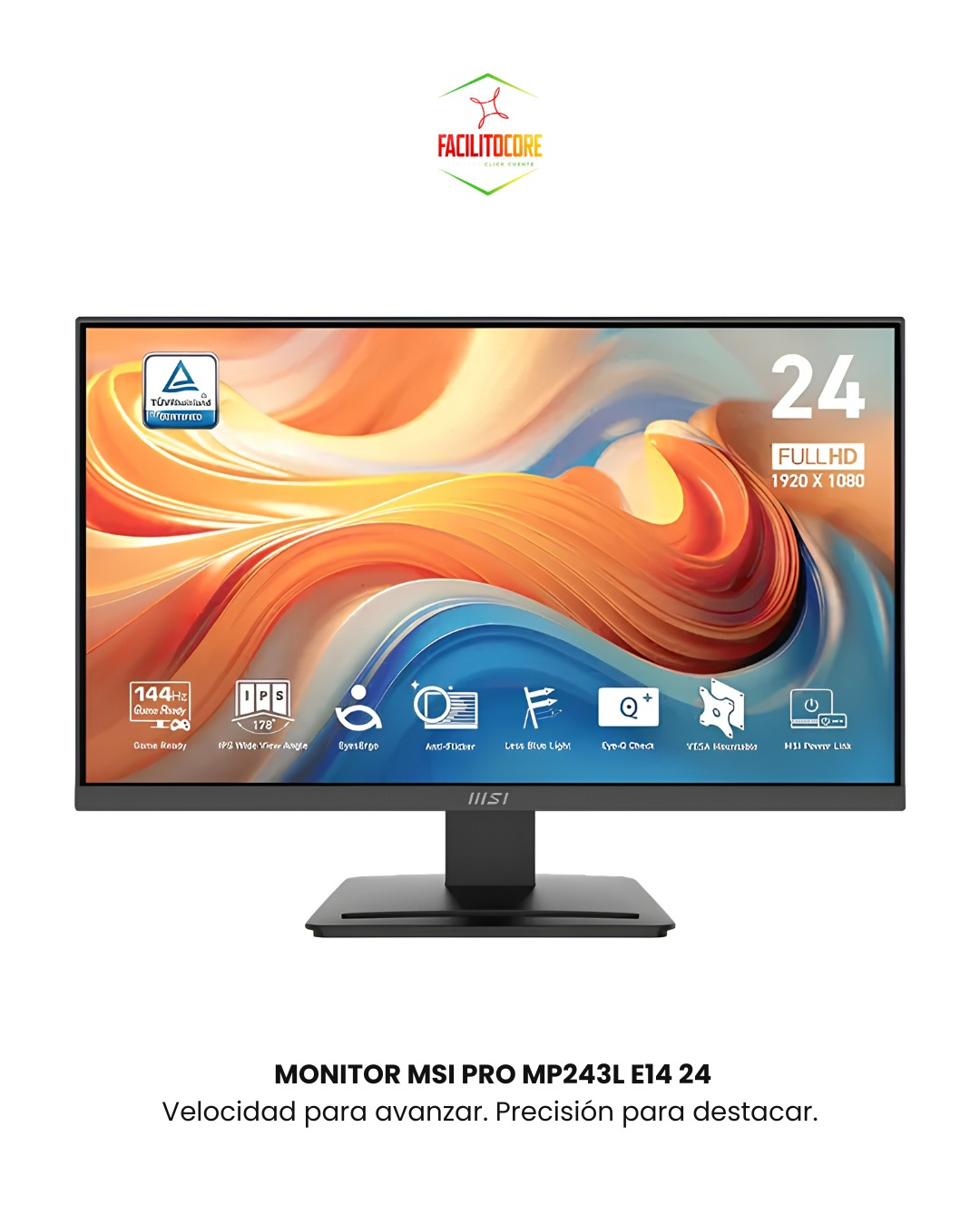 MONITOR MSI PRO MP243L E14 24