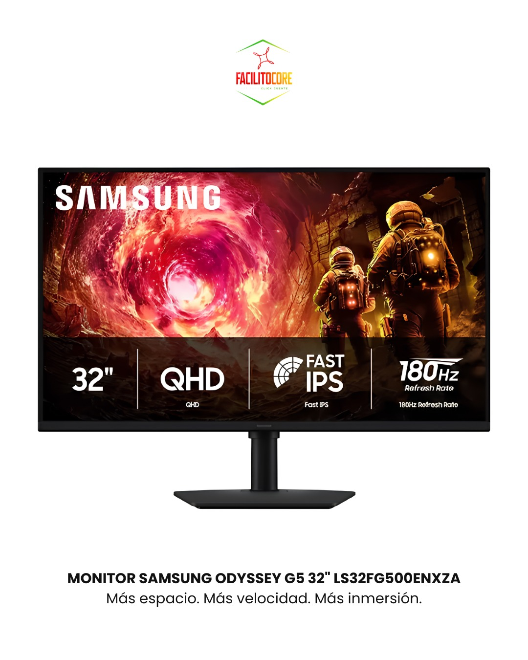 MONITOR SAMSUNG ODYSSEY G5 32" LS32FG500ENXZA
