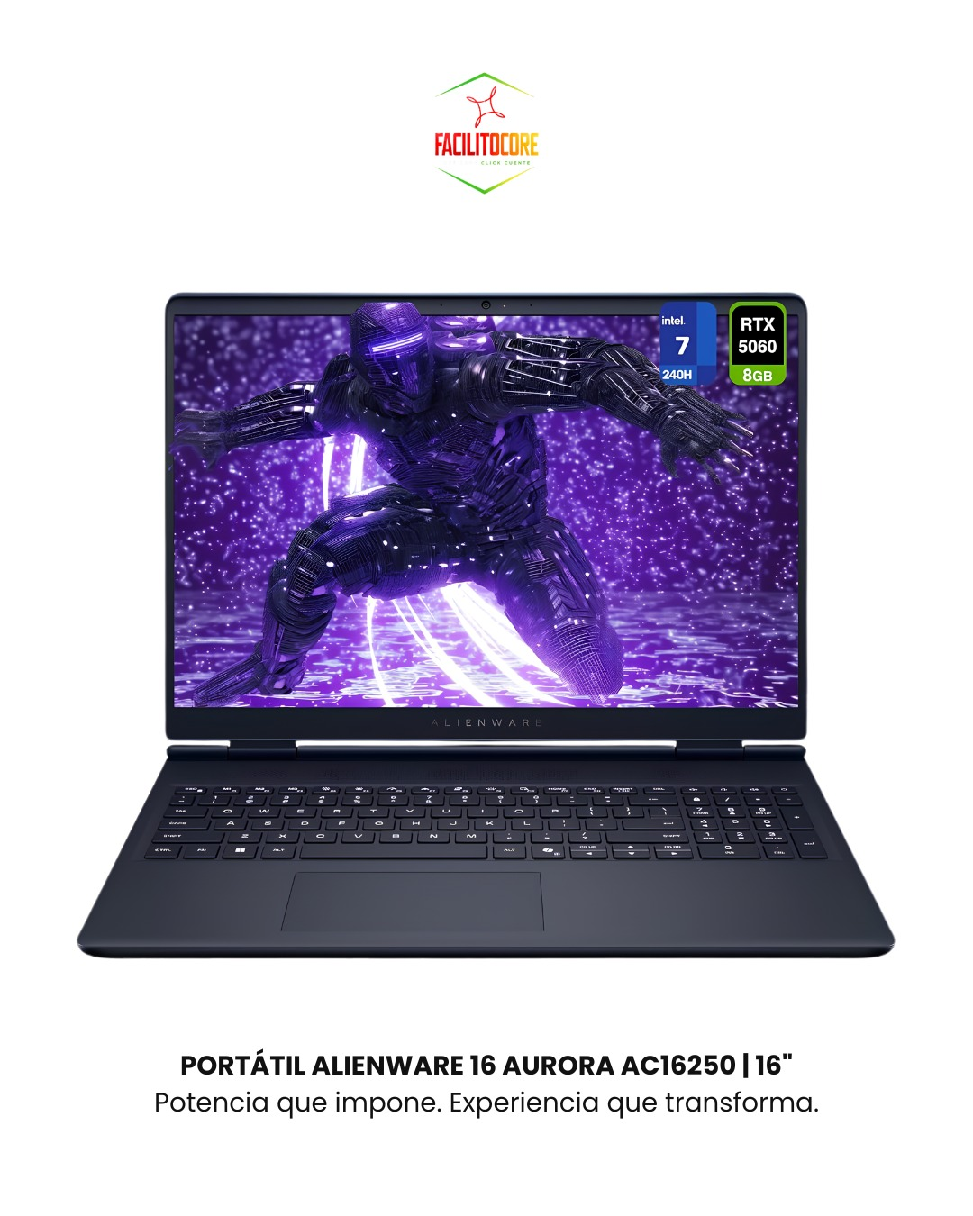 PORTATIL ALIENWARE 16 AURORA AC16250 | 16"