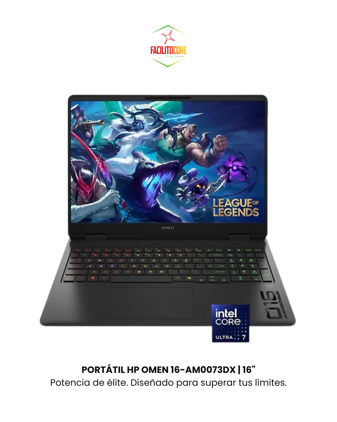 PORTATIL HP OMEN 16-AM0073DX | 16"