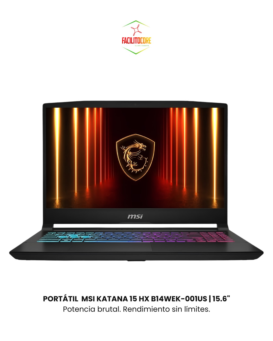 PORTATIL MSI KATANA 15 HX B14WEK-001US | 15.6"