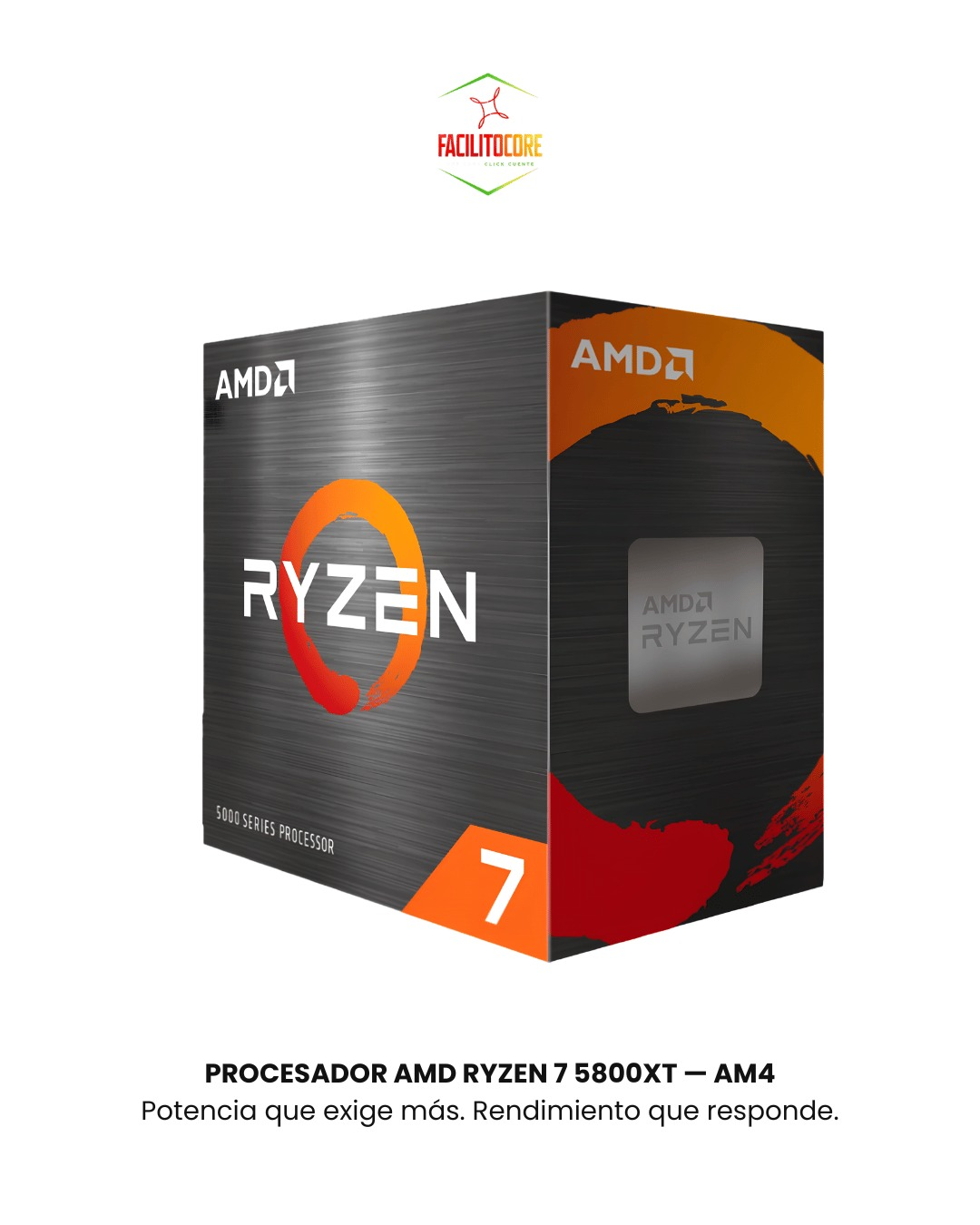 PROCESADOR AMD RYZEN 7 5800XT — AM4